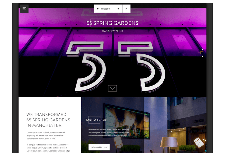 Gakinzolutta created the website for construction company ARCO to present their services